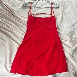 Princess Polly red open back mini dress